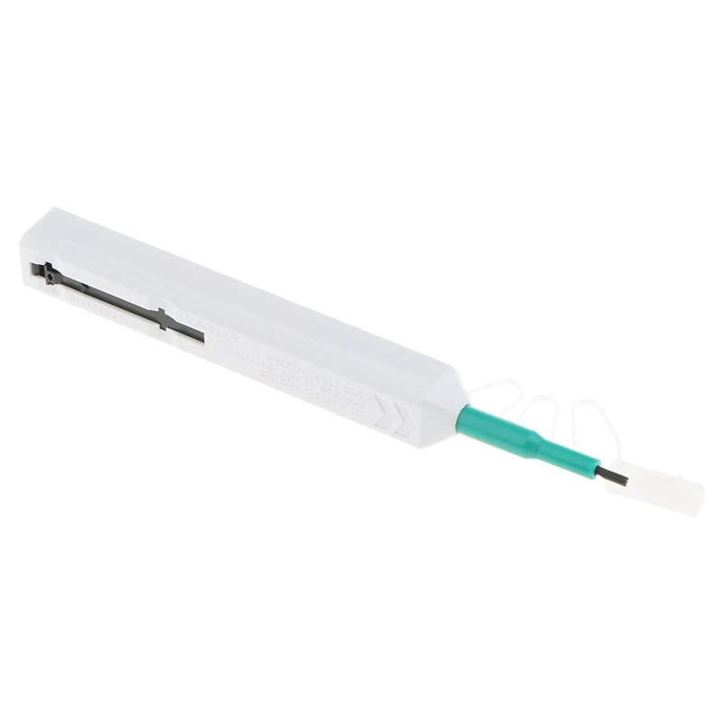 2Pcs One-Click Fiber Optic Connector Cleaner Pen for 2.5mm SC ST and FC Connectors 800 Times Cleaning
2Pcs One-Click Fiber Optic Connector Cleaner Pen for 2.5mm SC ST and FC Connectors 800 Times Cleaning