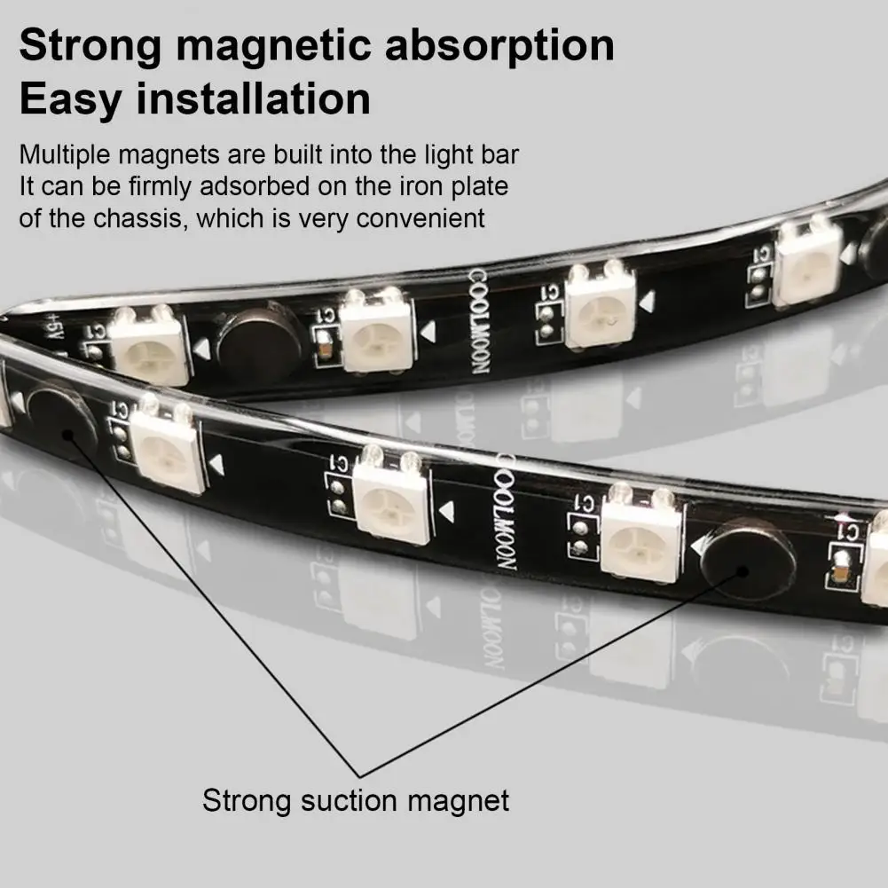 Light Strip Reliable Lightweight 4 Pin Interface 40cm High Brightness Soft LED Strip for Office LED Strip Soft LED Strip
Light Strip Reliable Lightweight 4 Pin Interface 40cm High Brightness Soft LED Strip for Office LED Strip Soft LED Strip