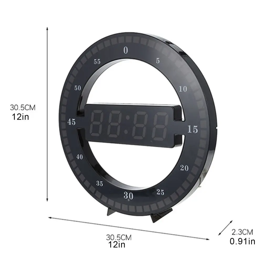 12 Inches Luminous Wall Clock Digital Electronic Clocks Led Simple Night Glow Round Digital Electronic Clock Home Decoration
12 Inches Luminous Wall Clock Digital Electronic Clocks Led Simple Night Glow Round Digital Electronic Clock Home Decoration