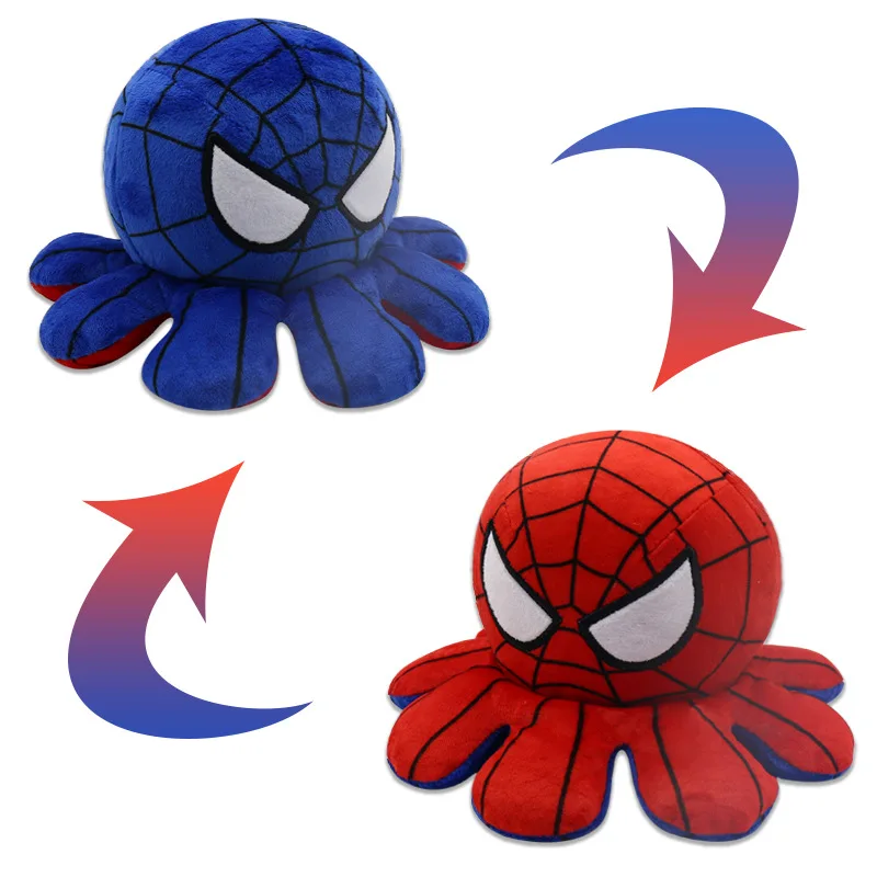Takara Tomy Tow-sidee Plush Birthday Spiderman Iron Man Stuffed Reversible Toys Newly-arrived Cotton Multifunction Sad Toy
Takara Tomy Tow-sidee Plush Birthday Spiderman Iron Man Stuffed Reversible Toys Newly-arrived Cotton Multifunction Sad Toy