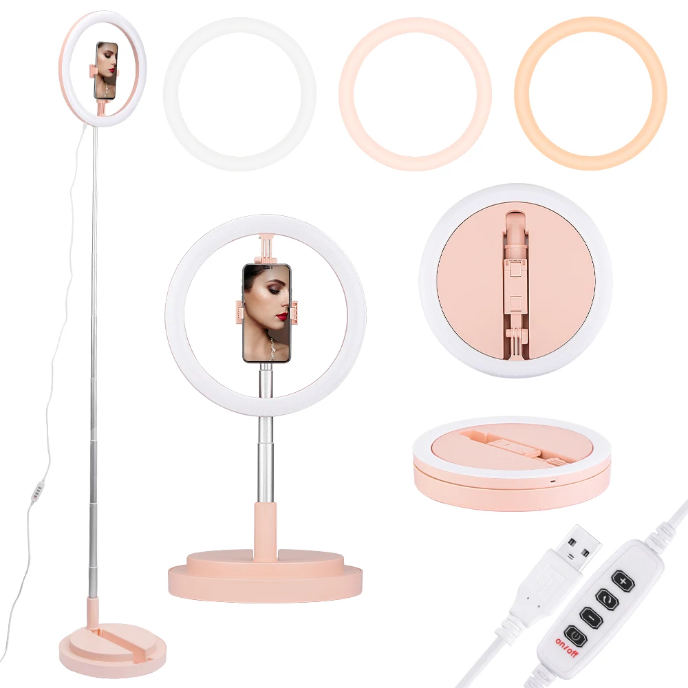 10 Inch LED Ring Light Fill Light With Stand Photography Photo Lamp Selfie Light professional Makeup Ligh Camera Accessories
10 Inch LED Ring Light Fill Light With Stand Photography Photo Lamp Selfie Light professional Makeup Ligh Camera Accessories