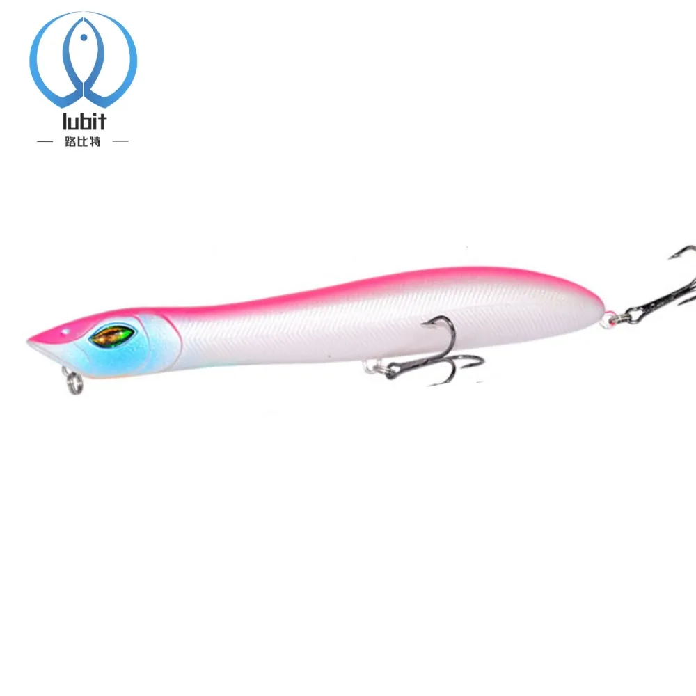 

Lubit fishing lure 2021 Snakehead 140mm 26g Popper Lure Top Water Sea Fishing Baits for Pesca Bass Pike Fishing Tackle WTD