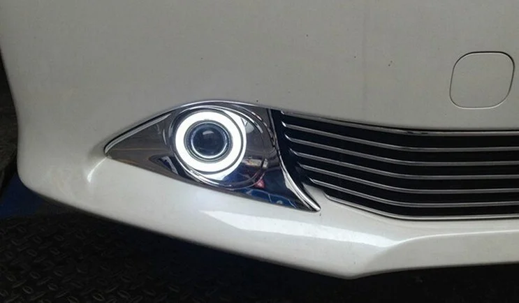 DRL CCFL ангельский глаз (6 цветов) + объектив проектора H3 галогенная противотуманная