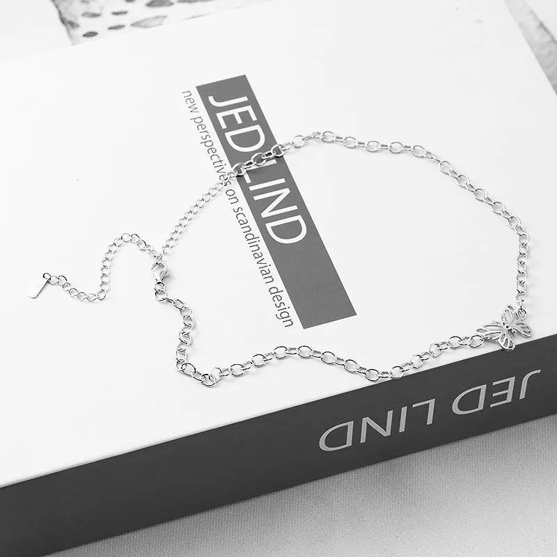 Louleur News 925 Sterling Silver Necklace Hollow Out Butterfly Pendant Necklace Chain For Women Choker Fashion Fine Jewelry 
Louleur News 925 Sterling Silver Necklace Hollow Out Butterfly Pendant Necklace Chain For Women Choker Fashion Fine Jewelry