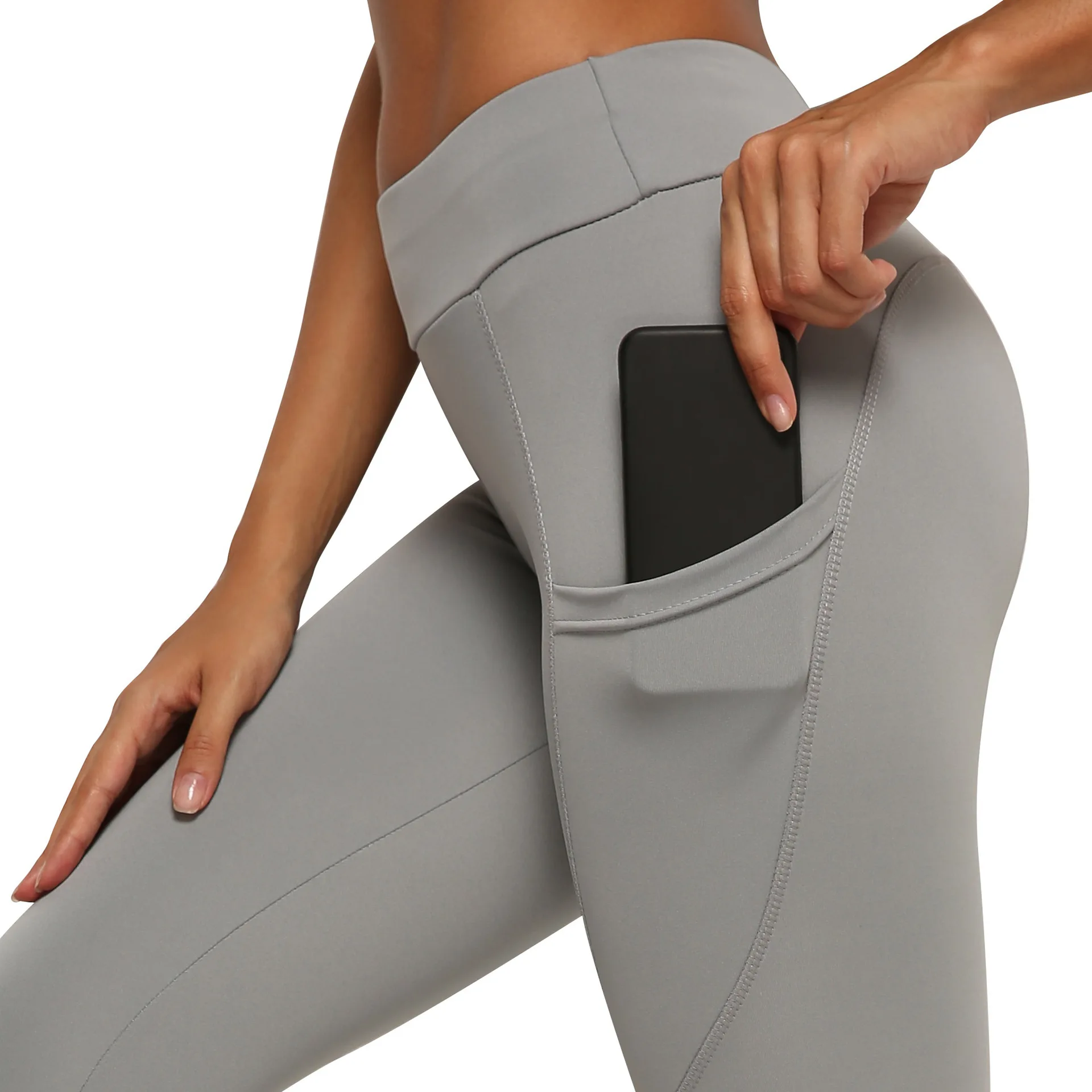 Seamless Yoga Pants Running Sports Fitness Side Pocket High Waist Hip-lifting Training Trousers Workout Gym Leggings for Women
Seamless Yoga Pants Running Sports Fitness Side Pocket High Waist Hip-lifting Training Trousers Workout Gym Leggings for Women