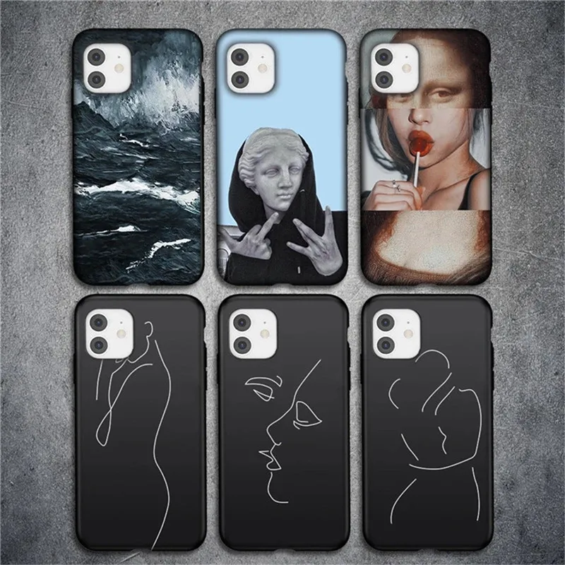 Classic Art Painting Phone Case For iPhone 12 Pro Mini Max 11 Pro Max X XR XS Max 7 8 Plus SE 2020 Soft TPU Silicone Back Cover
Classic Art Painting Phone Case For iPhone 12 Pro Mini Max 11 Pro Max X XR XS Max 7 8 Plus SE 2020 Soft TPU Silicone Back Cover