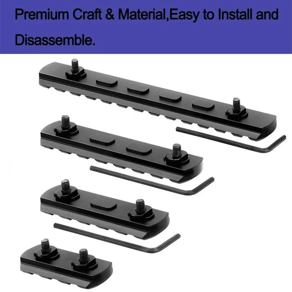 Premium Craft Ultra-Light 6061 Aluminum Alloy Material M-Lok Metal Rail 3-5-7-13 Slot Set 20Mm Leather Track 
Premium Craft Ultra-Light 6061 Aluminum Alloy Material M-Lok Metal Rail 3-5-7-13 Slot Set 20Mm Leather Track