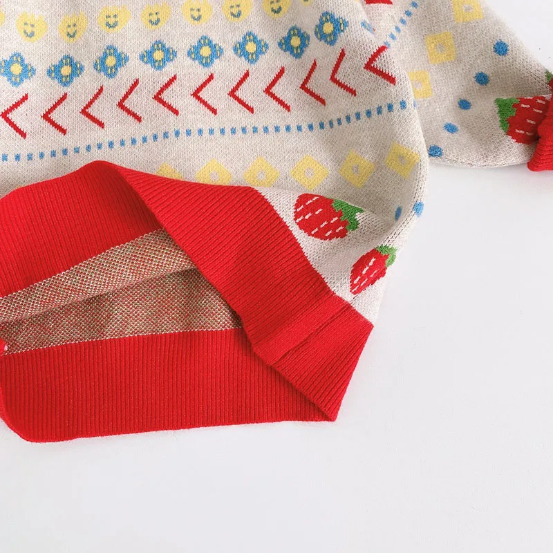 MILANCEL 2021 Autumn Kids Clothes Girls Sweater Strawberry Pattern Knittinf Tees Long Sleeve Tops Korean Girls Clothes
MILANCEL 2021 Autumn Kids Clothes Girls Sweater Strawberry Pattern Knittinf Tees Long Sleeve Tops Korean Girls Clothes