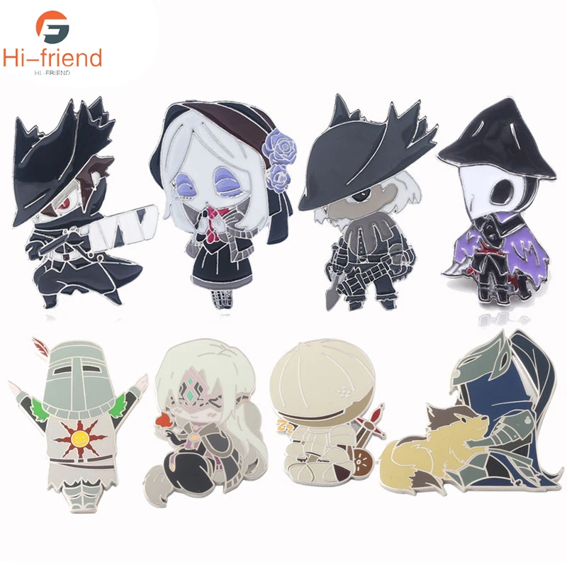 Bloodborne Eileen Hunters Ludwig Maria Brooches Dark Souls Firekeeper Sun Sollar Artorias Knights Figure Pins Keyring Jewelry
Bloodborne Eileen Hunters Ludwig Maria Brooches Dark Souls Firekeeper Sun Sollar Artorias Knights Figure Pins Keyring Jewelry