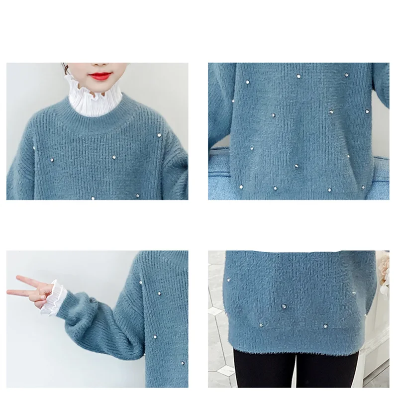 Children Girls Warm Sweater New Arrival Autumn Winter Baby Knitted Diamonds Clothes Infant Splice Turtleneck Knitwear for Girls
Children Girls Warm Sweater New Arrival Autumn Winter Baby Knitted Diamonds Clothes Infant Splice Turtleneck Knitwear for Girls