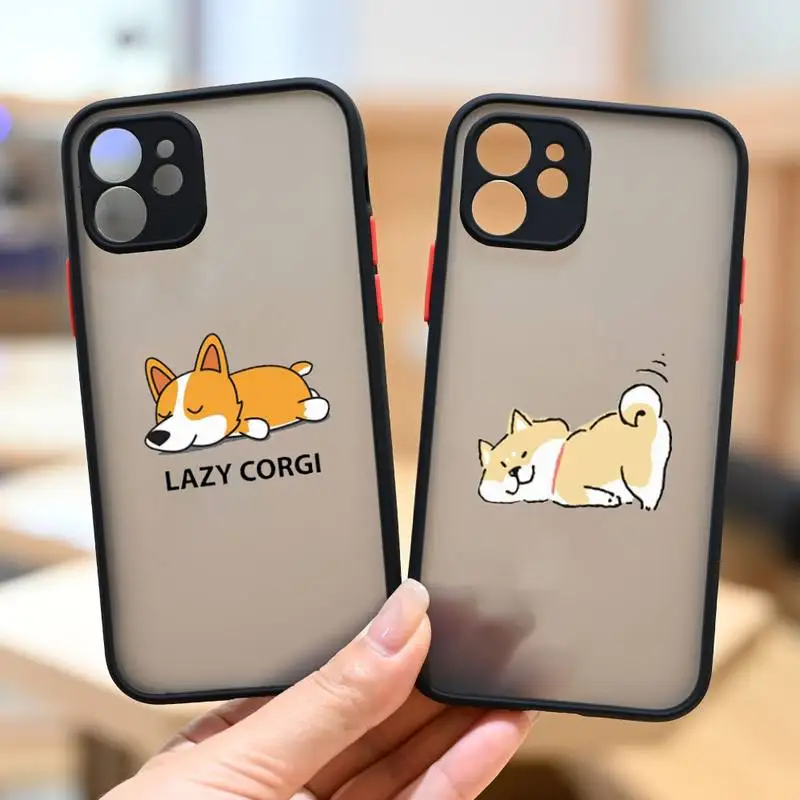 Cute cartoon animal Corgi dog Phone Case matte transparent For iphone 7 8 11 12 13 plus mini x xs xr pro max cover
Cute cartoon animal Corgi dog Phone Case matte transparent For iphone 7 8 11 12 13 plus mini x xs xr pro max cover