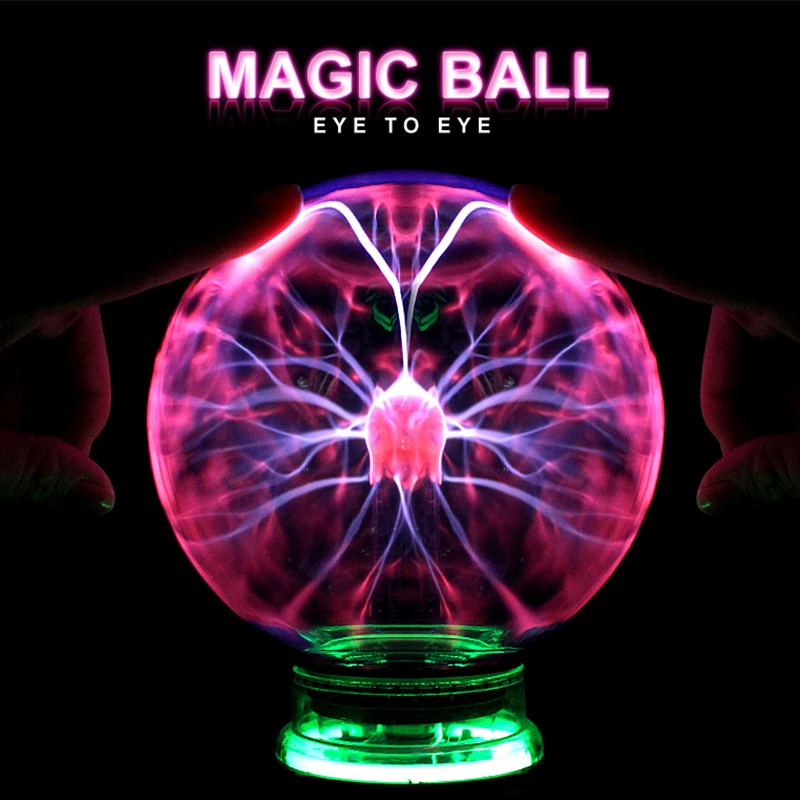 Novelty Magic Plasma Ball Light 220V LED Night Light 4/5/6 Inch Plasma Ball Touch Lamp Christmas Nightlight Kids Decor Gift
Novelty Magic Plasma Ball Light 220V LED Night Light 4/5/6 Inch Plasma Ball Touch Lamp Christmas Nightlight Kids Decor Gift