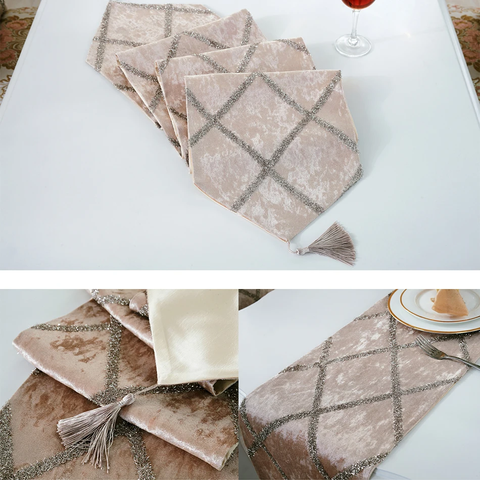 Luxury Table Runner,Flannel Fashion Table Runner with Tassel,for Wedding/Party/Chirstmas,Tablecloth Decoration,28x180CM/28x210CM
Luxury Table Runner,Flannel Fashion Table Runner with Tassel,for Wedding/Party/Chirstmas,Tablecloth Decoration,28x180CM/28x210CM