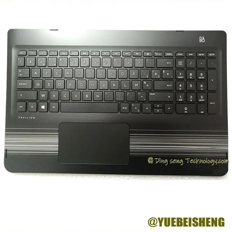YUEBEISHENG New/orig for HP Pavilion X360 15-BK Palmrest Belgian keyboard upper cover Touchpad 854823-A41
YUEBEISHENG New/orig for HP Pavilion X360 15-BK Palmrest Belgian keyboard upper cover Touchpad 854823-A41