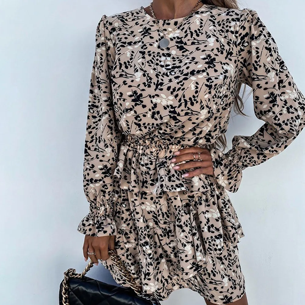 Boho Leopard Print Dress Spring Women Elegant Party Holiday A Line Dress Flare Sleeve Mini Dress Elegant Ladies Ruffle Dresses
Boho Leopard Print Dress Spring Women Elegant Party Holiday A Line Dress Flare Sleeve Mini Dress Elegant Ladies Ruffle Dresses