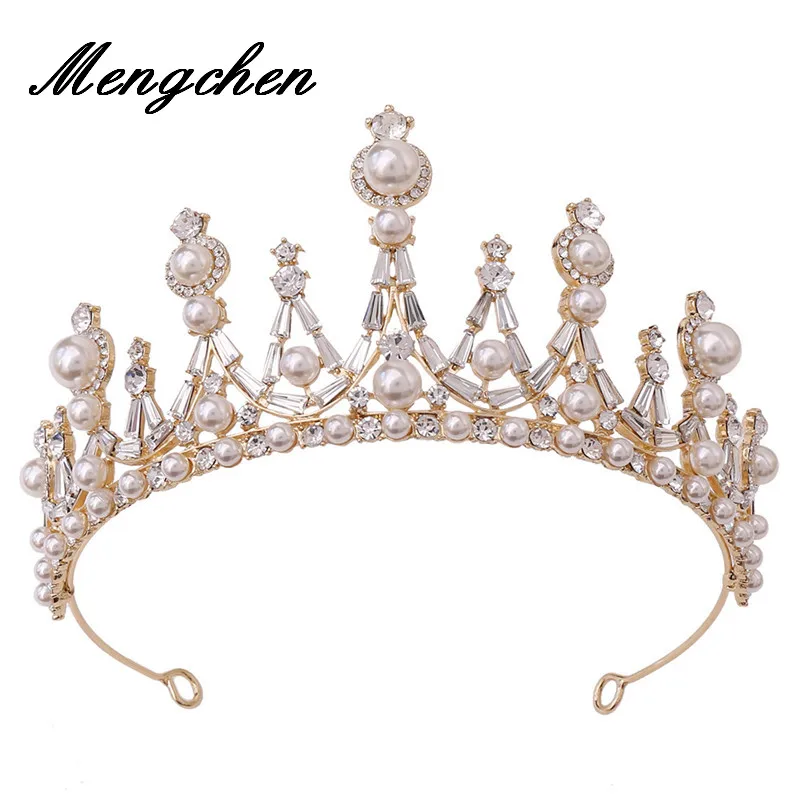 Baroque Luxcy Crystal Pearl Wedding Crowns Queen Big Bridal Tiaras Bride Hairbands Wedding Accessories Jewelry
Baroque Luxcy Crystal Pearl Wedding Crowns Queen Big Bridal Tiaras Bride Hairbands Wedding Accessories Jewelry