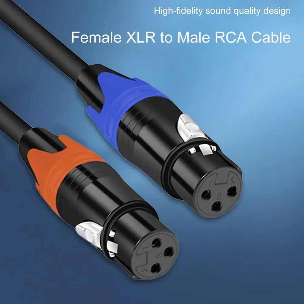 Adapter 2 Female XLR to 2 Male Dual Ports RCA Cable Flexible HiFi Audio Cord Wire for Microphone DVD Home Theater
Adapter 2 Female XLR to 2 Male Dual Ports RCA Cable Flexible HiFi Audio Cord Wire for Microphone DVD Home Theater