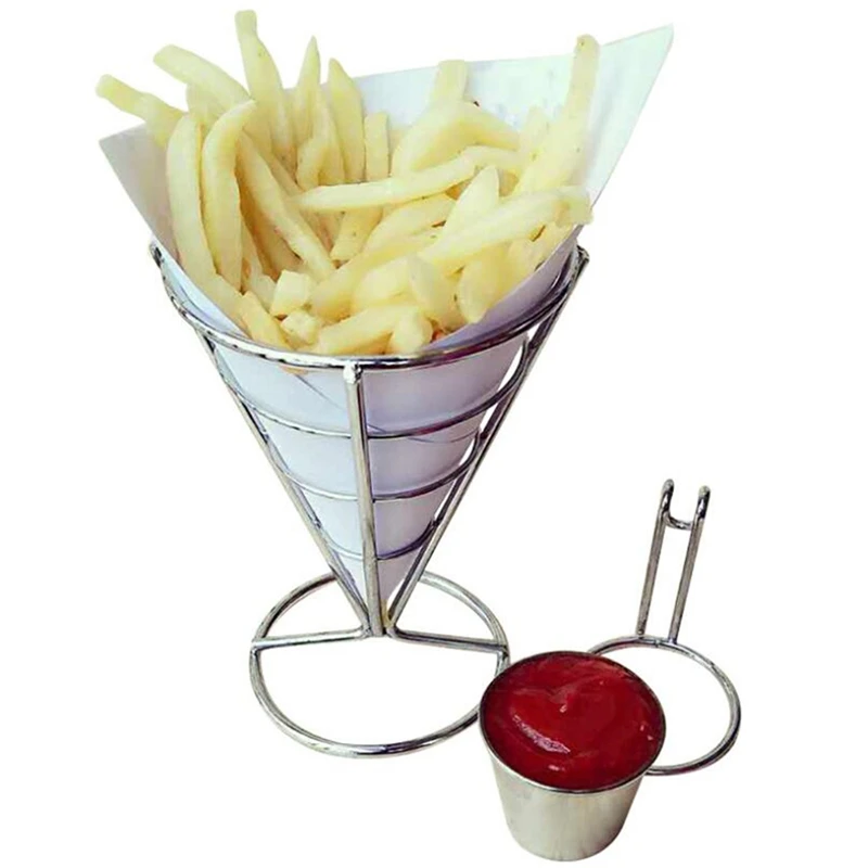 Cretive French Fries Basket Bowl Metal Wire Container Drain Basket Kitchen Rack Storage Holder Snack Tray Storage Rack
Cretive French Fries Basket Bowl Metal Wire Container Drain Basket Kitchen Rack Storage Holder Snack Tray Storage Rack
