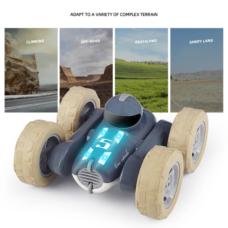 Stunt Car High Speed Tumbling Crawler Vehicle 360 Degree Flips Double Sided Rotating Tumbling Car 
Stunt Car High Speed Tumbling Crawler Vehicle 360 Degree Flips Double Sided Rotating Tumbling Car