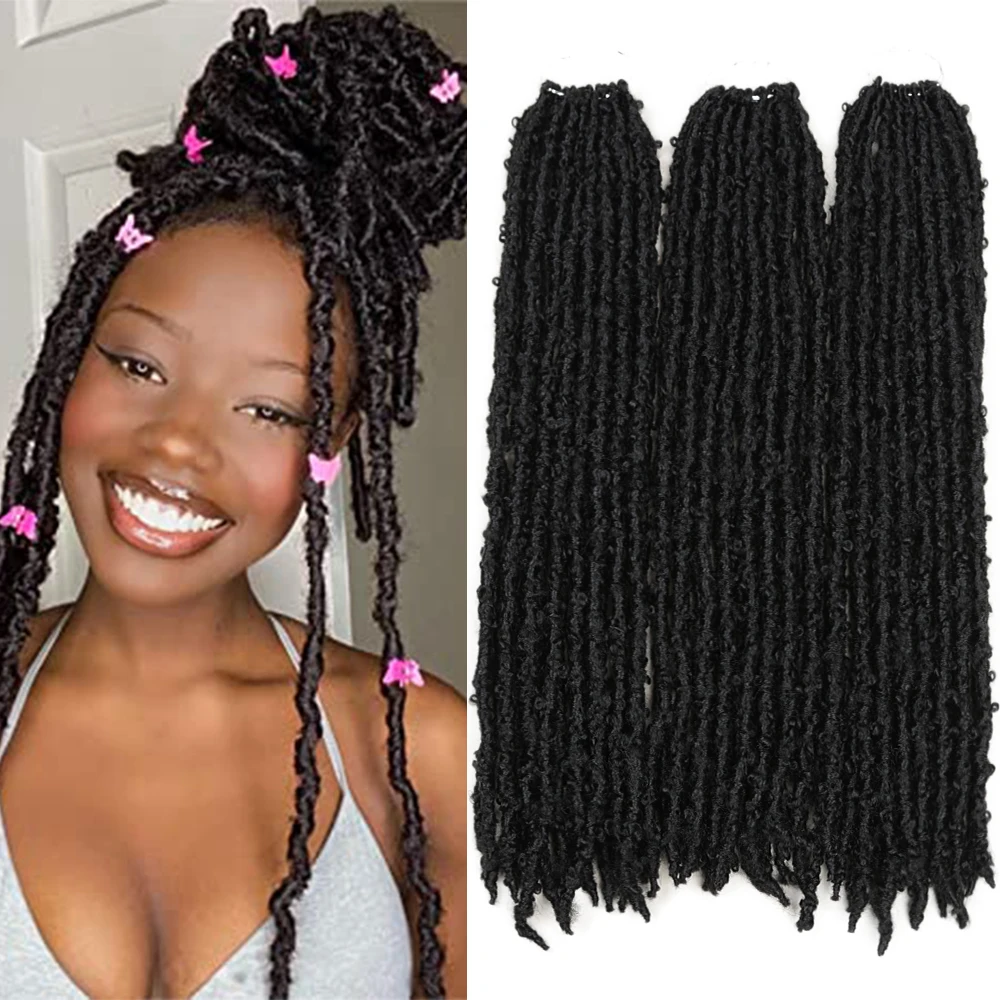 Handmade Butterfly Locs Crochet Braids Hair 22Inch Faux Locs 16Strands/Pack Locs Pre-Twist Braiding Hair For Women
Handmade Butterfly Locs Crochet Braids Hair 22Inch Faux Locs 16Strands/Pack Locs Pre-Twist Braiding Hair For Women