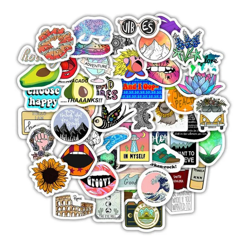 10/30/50PCS Colorful Fresh and Cute Cartoon Graffiti Stickers Computer Light Bulb Landscape Decoration Toys Wholesale
10/30/50PCS Colorful Fresh and Cute Cartoon Graffiti Stickers Computer Light Bulb Landscape Decoration Toys Wholesale
