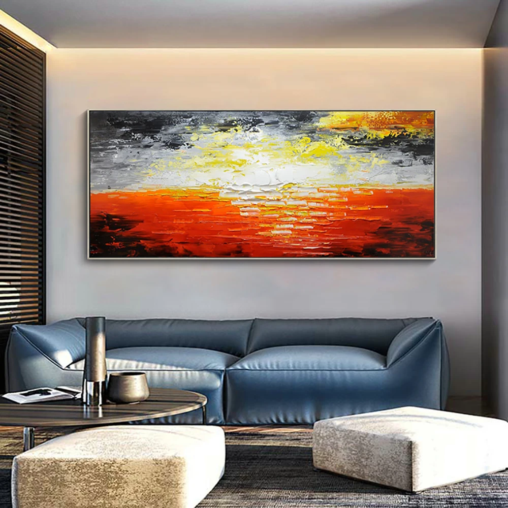 Abstract Landscape Wall Art Oil Painting Handmade Modern Canvas Oil Painting For Living Room Decoration Art Picture Unframed
Abstract Landscape Wall Art Oil Painting Handmade Modern Canvas Oil Painting For Living Room Decoration Art Picture Unframed