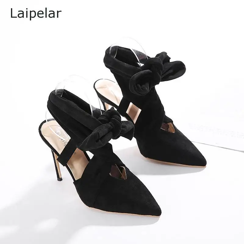 2021 Women's Sexy Heels Sandals Woman's Fashion High Heel Black Lace-Up Stiletto Pointed Toe Party Shoes Ladies Footwear
2021 Women's Sexy Heels Sandals Woman's Fashion High Heel Black Lace-Up Stiletto Pointed Toe Party Shoes Ladies Footwear
