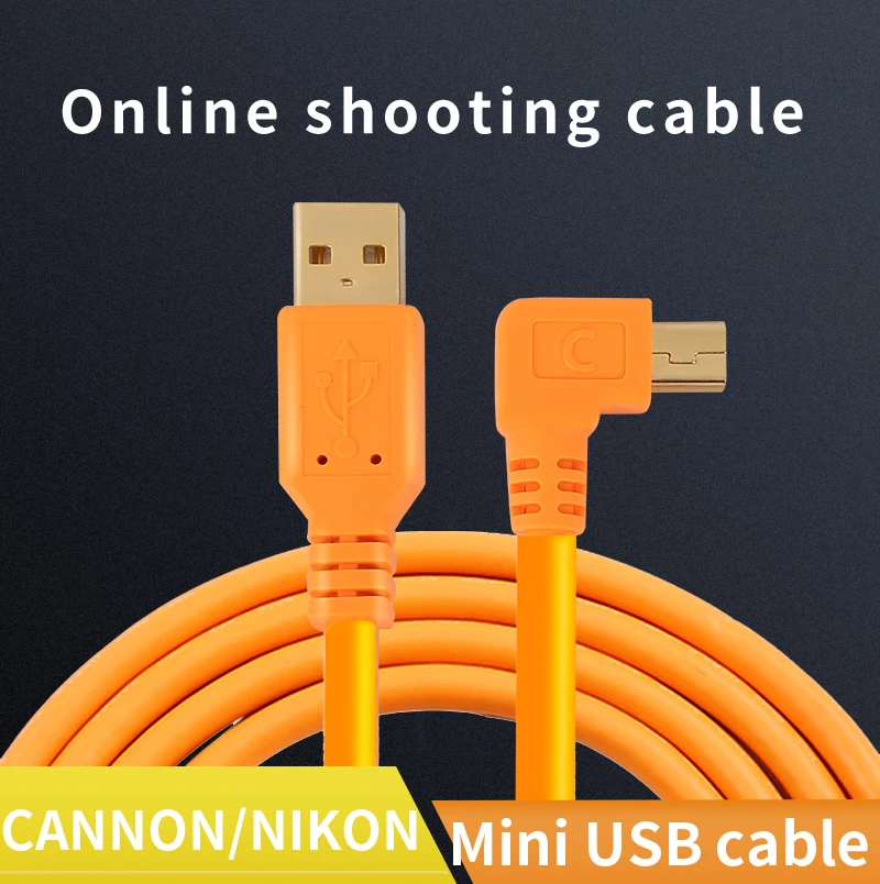 Кабель Mini USB Peresal для подключения камеры Canon 5D3 5D2 6D2 80D 750D съемки онлайн |