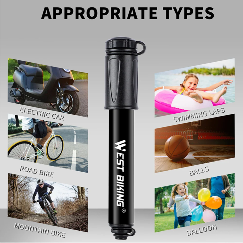 Mini Bicycle Pump Aluminum Alloy Cycling Hand Air Pump Ball Tire Inflator MTB Mountain Road Bike Pump for Schrader/Presta Valve
Mini Bicycle Pump Aluminum Alloy Cycling Hand Air Pump Ball Tire Inflator MTB Mountain Road Bike Pump for Schrader/Presta Valve
