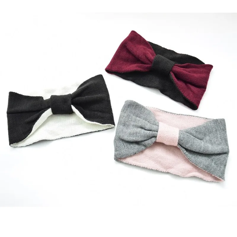 Теплая двухцветная вязаная шерстяная повязка на голову с бантом, защита ушей, капюшон, аксессуары для волос, осенняя и зимняя повязка на голову
Теплая двухцветная вязаная шерстяная повязка на голову с бантом, защита ушей, капюшон, аксессуары для волос, осенняя и зимняя повязка на голову