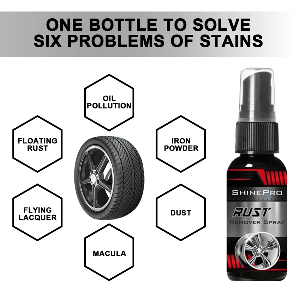 Car Rust Remover Spray Metal Surface Chrome Paint Car Iron Cleaning Efficient Rust Converter Car Anti-rust Spray Accessories
Car Rust Remover Spray Metal Surface Chrome Paint Car Iron Cleaning Efficient Rust Converter Car Anti-rust Spray Accessories