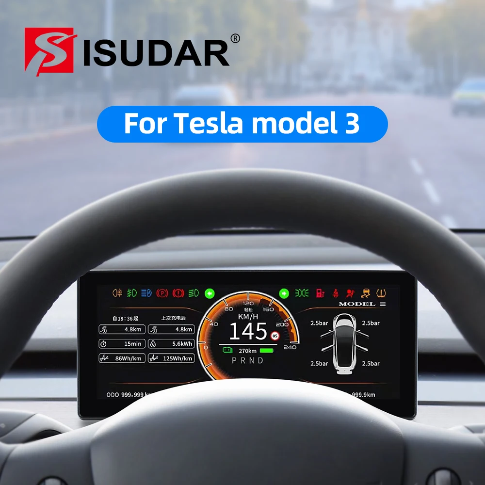 10,2 дюймовый полный ЖК-экран, цифровая панель приборной панели для Tesla Model 3, кластер виртуального инструмента, универсальный центр спидометр...
10,2 дюймовый полный ЖК-экран, цифровая панель приборной панели для Tesla Model 3, кластер виртуального инструмента, универсальный центр спидометр...