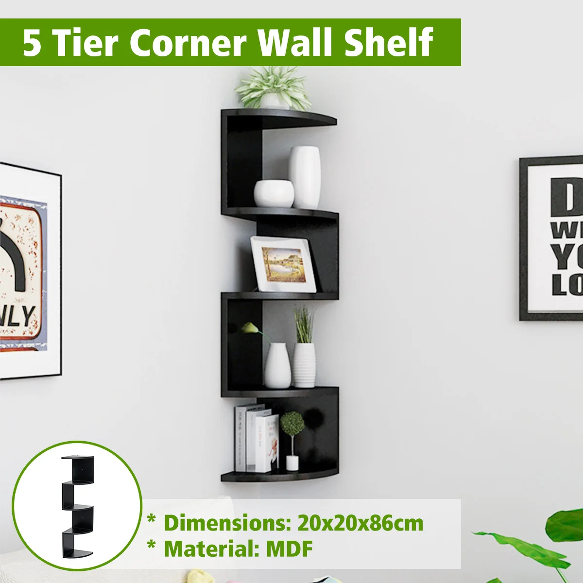 5-Layer Space-saving Corner Bookshelf Storage Rack Wall Mount Bookcase Wall Organizer Storage Shelf Wall Corner Bookshelf
5-Layer Space-saving Corner Bookshelf Storage Rack Wall Mount Bookcase Wall Organizer Storage Shelf Wall Corner Bookshelf