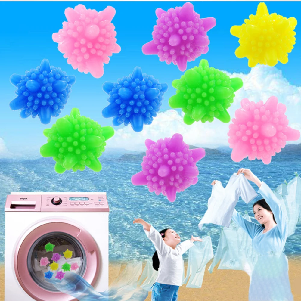 10Pcs/Set Magic Laundry Ball Reusable Household Washing Machine Clothes Softener Remove Dirt Clean Starfish Shape PVC Solid New
10Pcs/Set Magic Laundry Ball Reusable Household Washing Machine Clothes Softener Remove Dirt Clean Starfish Shape PVC Solid New