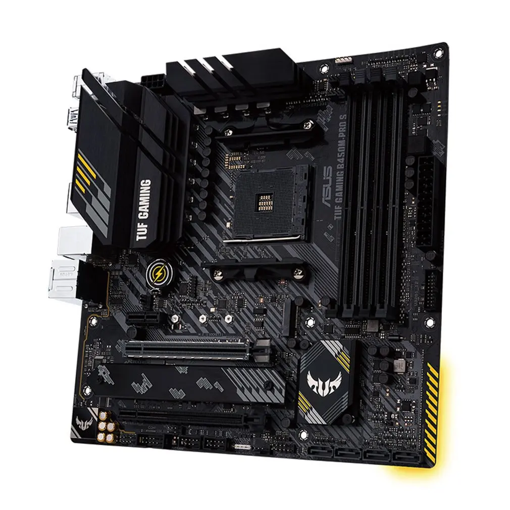 TUF DDR4 GAMING B450M PRO S B450M AMD B450 DDR4 4400MHz 128G,M.2, type C and native USB 3.1 Gen 2 Desktop AM4 CPU
TUF DDR4 GAMING B450M PRO S B450M AMD B450 DDR4 4400MHz 128G,M.2, type C and native USB 3.1 Gen 2 Desktop AM4 CPU