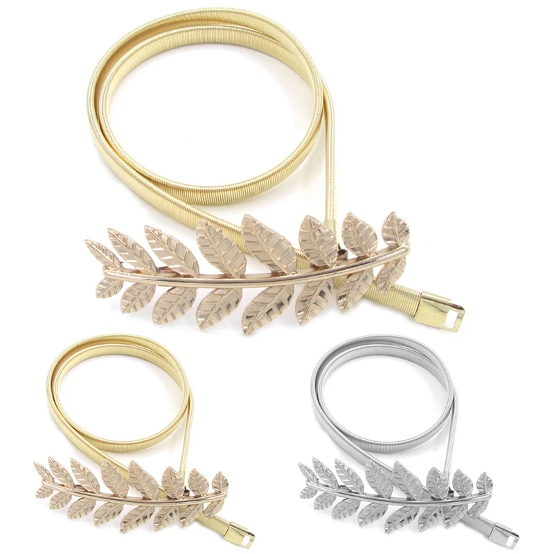 Stretchy Chain Belt Leaf Adjustable Pant Belt Thin Belt for Women Dress Golden Silver Metal Chain Belt Jewellery for Party
Stretchy Chain Belt Leaf Adjustable Pant Belt Thin Belt for Women Dress Golden Silver Metal Chain Belt Jewellery for Party