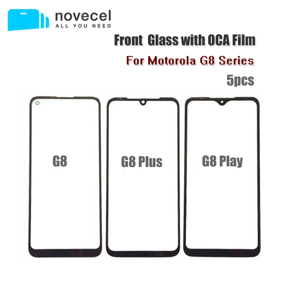 5pcs/lot LCD Screen Front Outer Glass Panel Lens With OCA For Motorola Moto G8plus G8play G8 Power Lite Touch Cover Replacement
5pcs/lot LCD Screen Front Outer Glass Panel Lens With OCA For Motorola Moto G8plus G8play G8 Power Lite Touch Cover Replacement