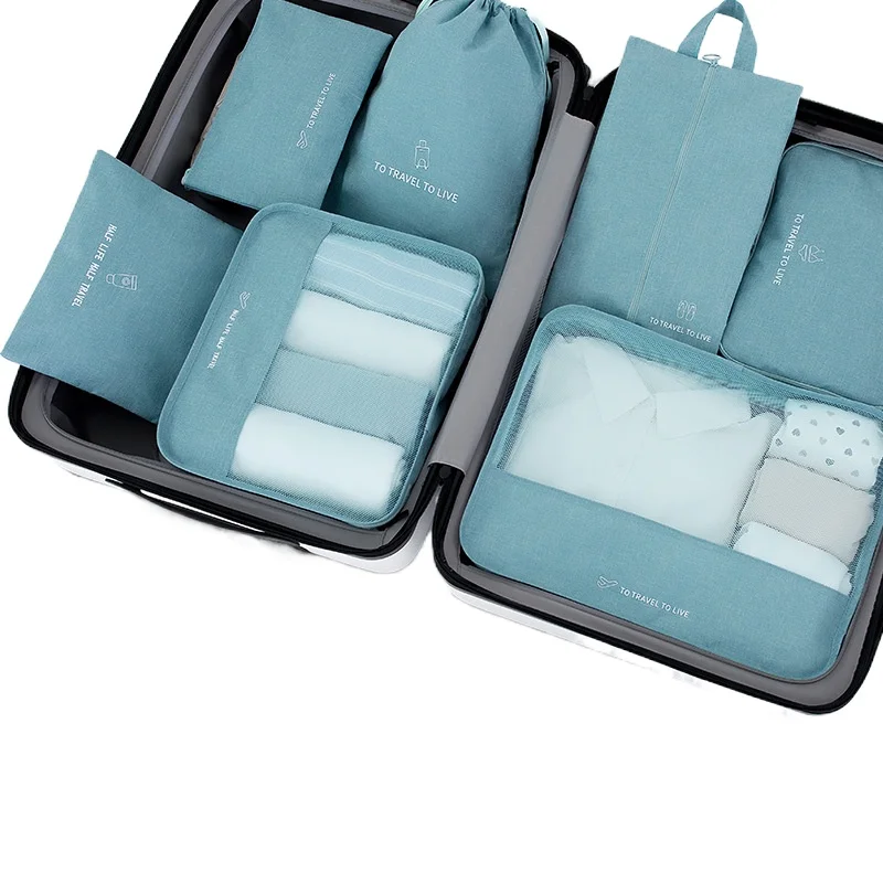 2021 Shoe Clothe Storage Bags for Traveling Pouch Kit New Travel Set 7pcs/set Travel Bag Organizer Luggage Suitcase Packing Cube
2021 Shoe Clothe Storage Bags for Traveling Pouch Kit New Travel Set 7pcs/set Travel Bag Organizer Luggage Suitcase Packing Cube