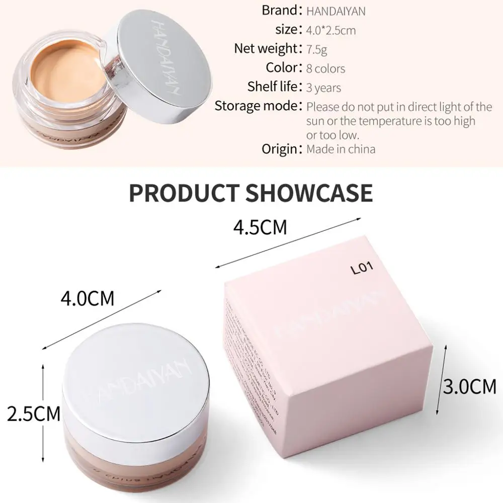 Multifunctional New Concealer Repair Foundation Cream Cover Freckles Acne Marks Dark Circles Leisure Repair
Multifunctional New Concealer Repair Foundation Cream Cover Freckles Acne Marks Dark Circles Leisure Repair