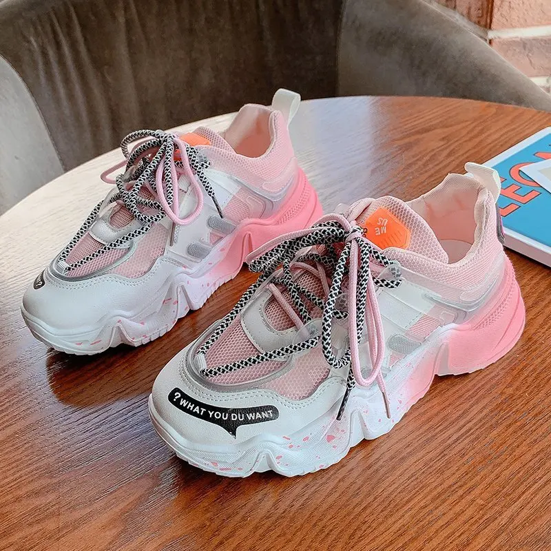 New Women's Chunky Sneakers Thick Bottom Platform Vulcanize Color Matching Dad Shoes Fashion Breathable Casual Torre Shoes
New Women's Chunky Sneakers Thick Bottom Platform Vulcanize Color Matching Dad Shoes Fashion Breathable Casual Torre Shoes