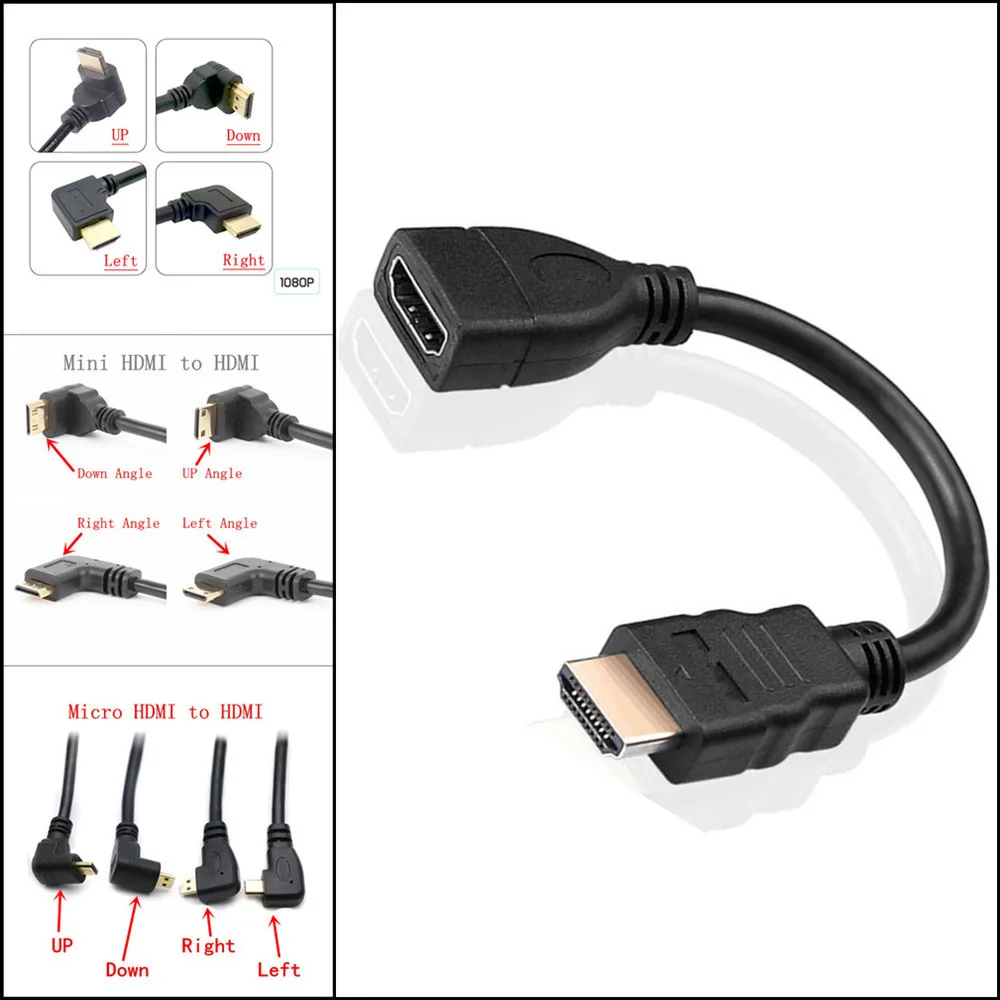Прямоугольный 90 градусов мини микро HDMI-совместимый адаптер кабеля конвертер адаптер HDTV разъем
Прямоугольный 90 градусов мини микро HDMI-совместимый адаптер кабеля конвертер адаптер HDTV разъем