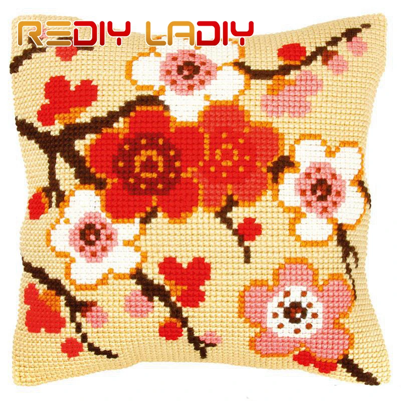 Cross Stitch Cushion Flowers Scenery DIY Chunky Cross-Stitch Kits Acrylic Yarn Pillow Case Home Decor Sofa Pillows Arts & Crafts
Cross Stitch Cushion Flowers Scenery DIY Chunky Cross-Stitch Kits Acrylic Yarn Pillow Case Home Decor Sofa Pillows Arts & Crafts