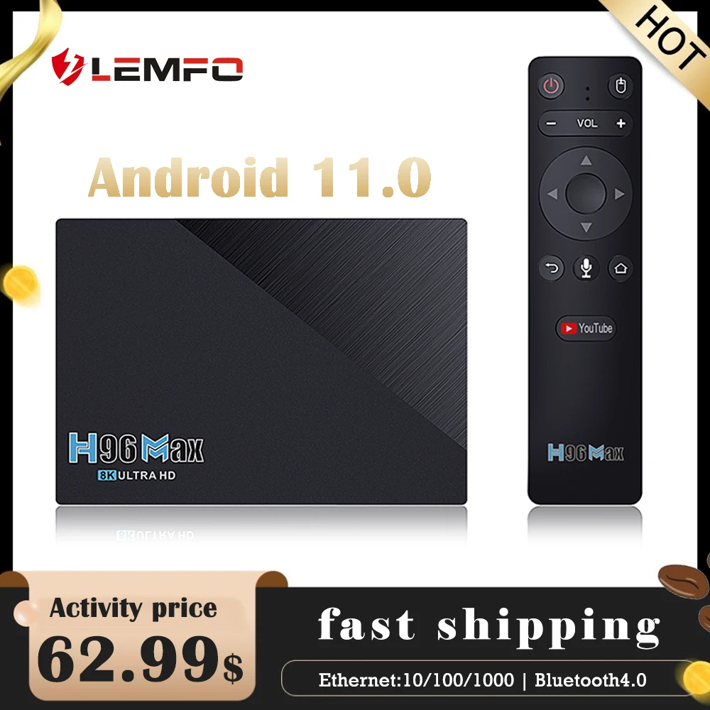 Приставка Смарт-ТВ H96 MAX RK3566, Bluetooth, Android 11, 8 + 64 ГБ, 1080p, 8K
Приставка Смарт-ТВ H96 MAX RK3566, Bluetooth, Android 11, 8 + 64 ГБ, 1080p, 8K