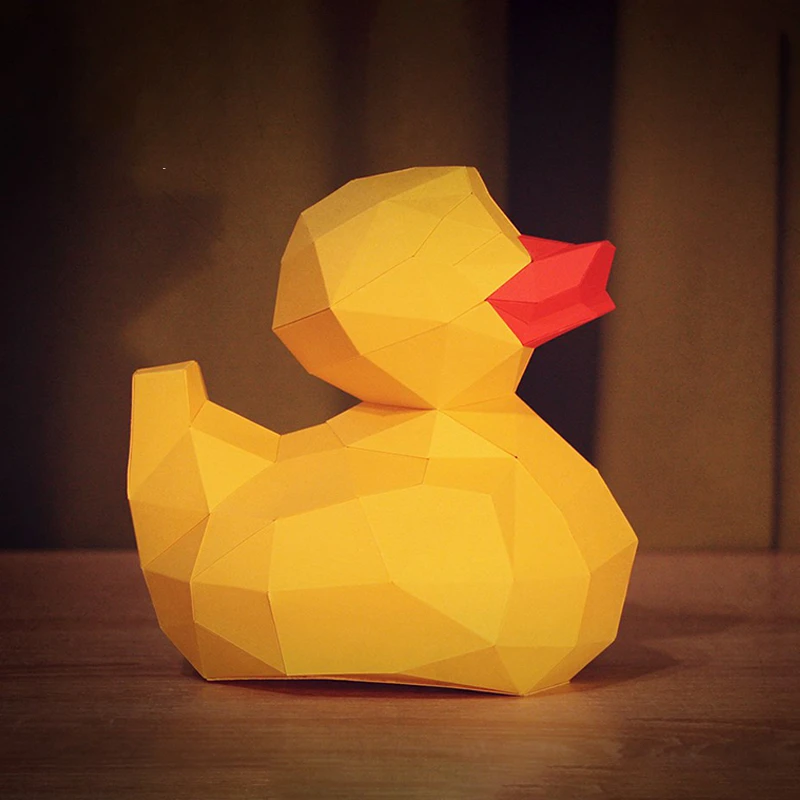 Rubber Yellow Duck 3D Paper Model DIY Papercraft Photography Props Children's Handmade Educational Toys Puzzle Jigsaw Decoration
Rubber Yellow Duck 3D Paper Model DIY Papercraft Photography Props Children's Handmade Educational Toys Puzzle Jigsaw Decoration