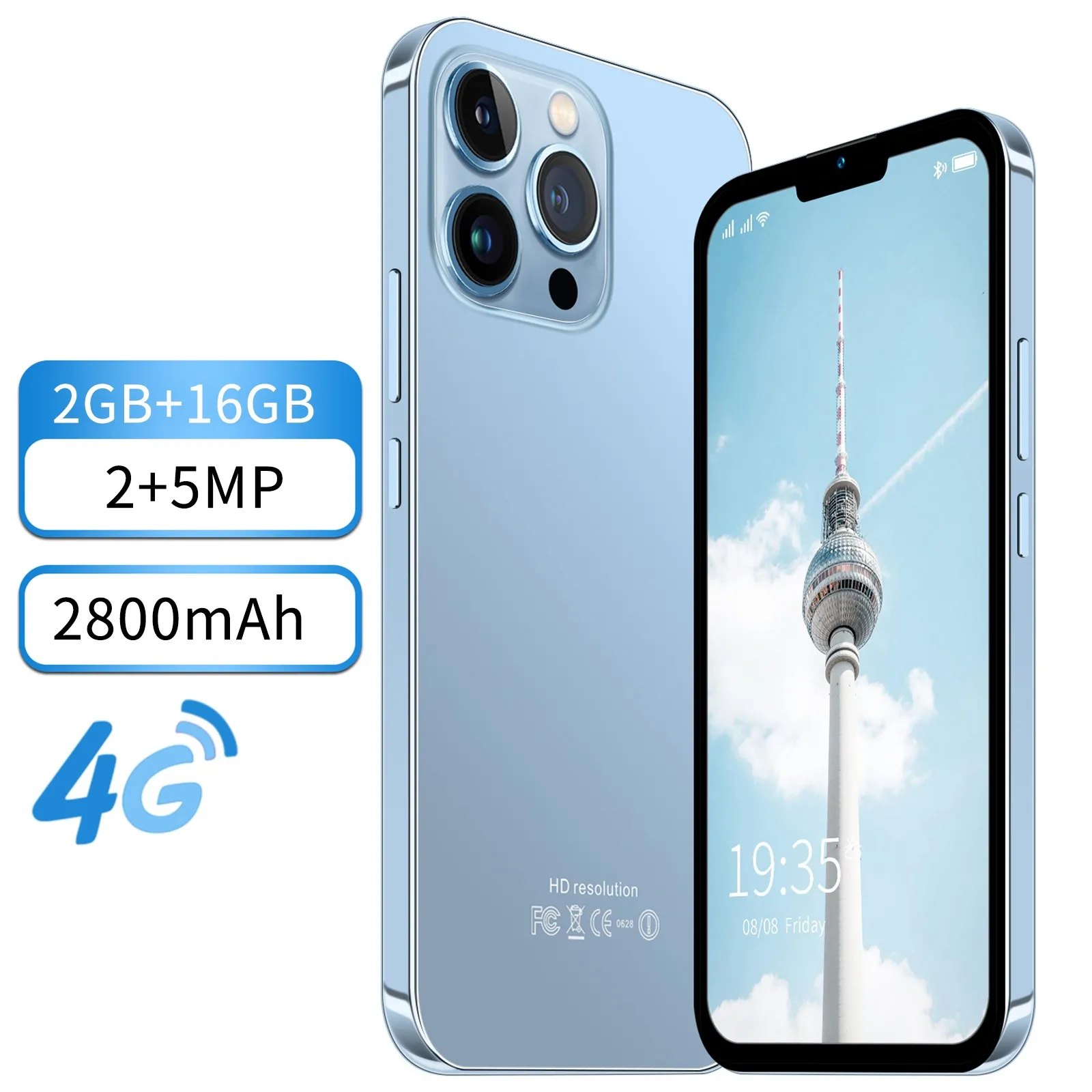 I13 Pro Max 6.5-inch High-definition Face Recognition Smartphone 2G RAM + 16G ROM I13 Pro Android Mobile Phone
I13 Pro Max 6.5-inch High-definition Face Recognition Smartphone 2G RAM + 16G ROM I13 Pro Android Mobile Phone