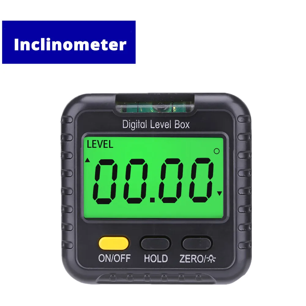 360 Degree Magnetic Inclinometer Level Box Angle Protractor Digital Angle Ruler Goniometer Electronic Measuring Tools
360 Degree Magnetic Inclinometer Level Box Angle Protractor Digital Angle Ruler Goniometer Electronic Measuring Tools