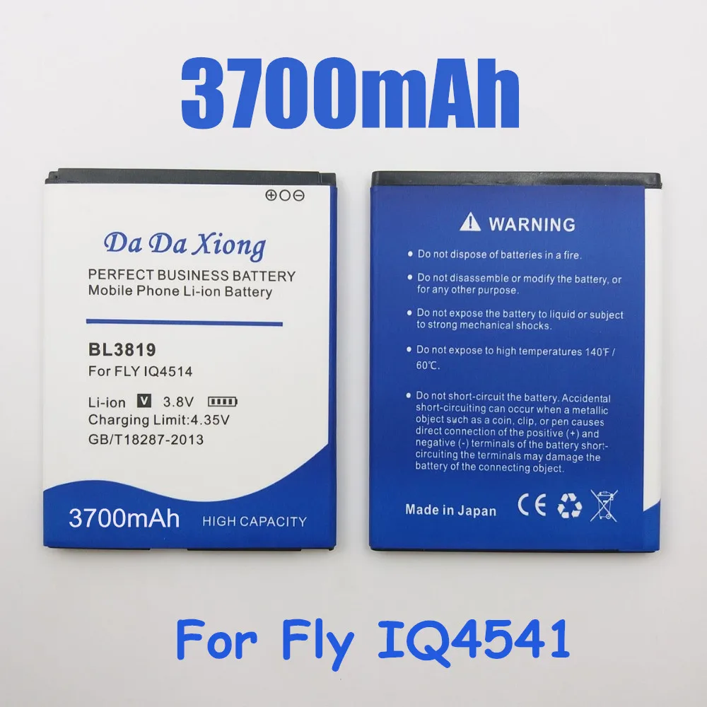 Литий ионный аккумулятор BL3819 3700 мАч для Телефона FLY IQ4514|battery for|battery for flyphone battery |