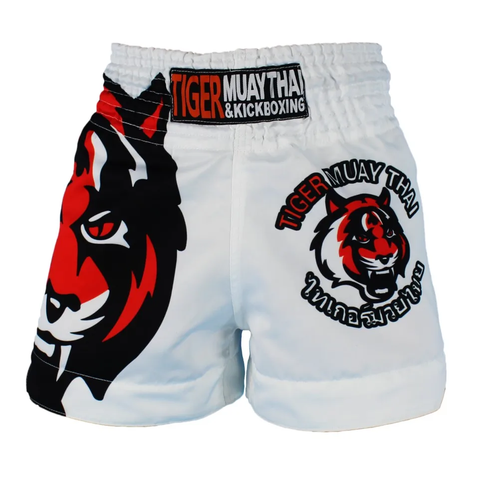 SUOTF MMA Tiger Муай Тай Бокс матч Санда тренировочные дышащие Шорты одежда тайская