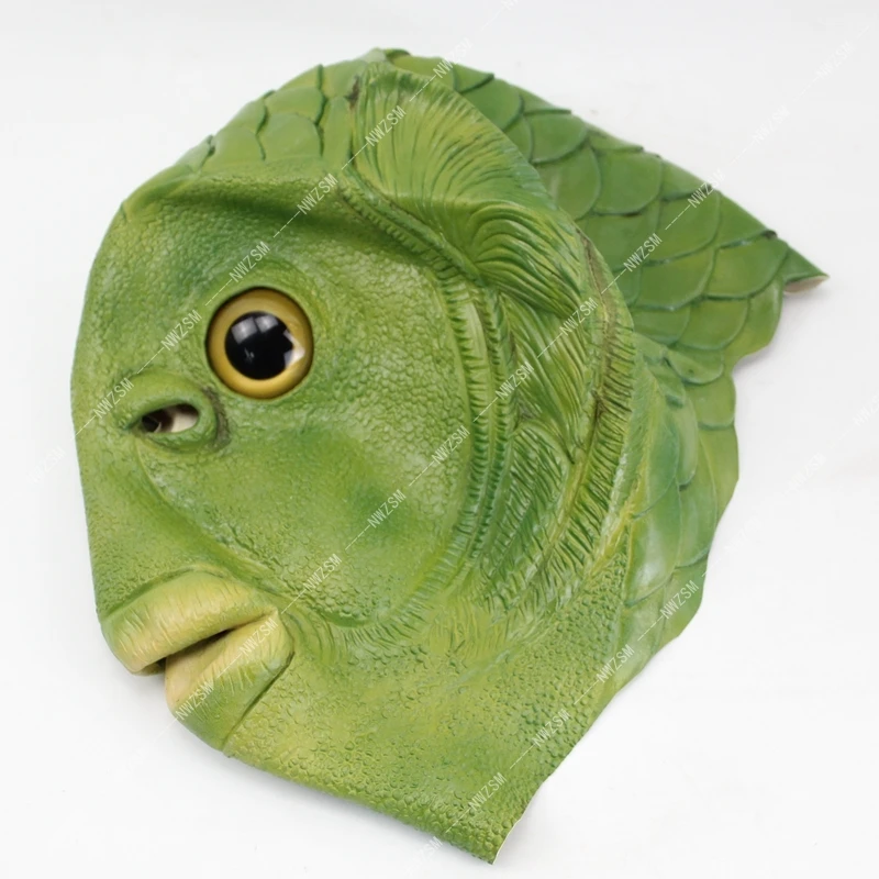 Halloween Party Latex Cute Masquerade Rubber Golden Fish Masks Realistic fish head Mask Animal Full Head Mask Free Shipping
Halloween Party Latex Cute Masquerade Rubber Golden Fish Masks Realistic fish head Mask Animal Full Head Mask Free Shipping