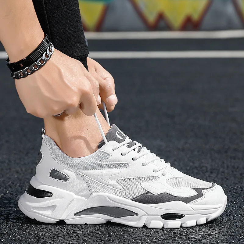 Summer Breathable Men Shoes Height Increasing Casual Shoes Fashions Mesh Shoes Sneakers Zapatillas Hombre Lace-Up
Summer Breathable Men Shoes Height Increasing Casual Shoes Fashions Mesh Shoes Sneakers Zapatillas Hombre Lace-Up